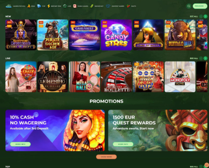 Croco Slots Casino UX